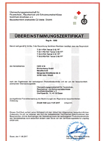 Übereinstimmungzertifikat D93 FP